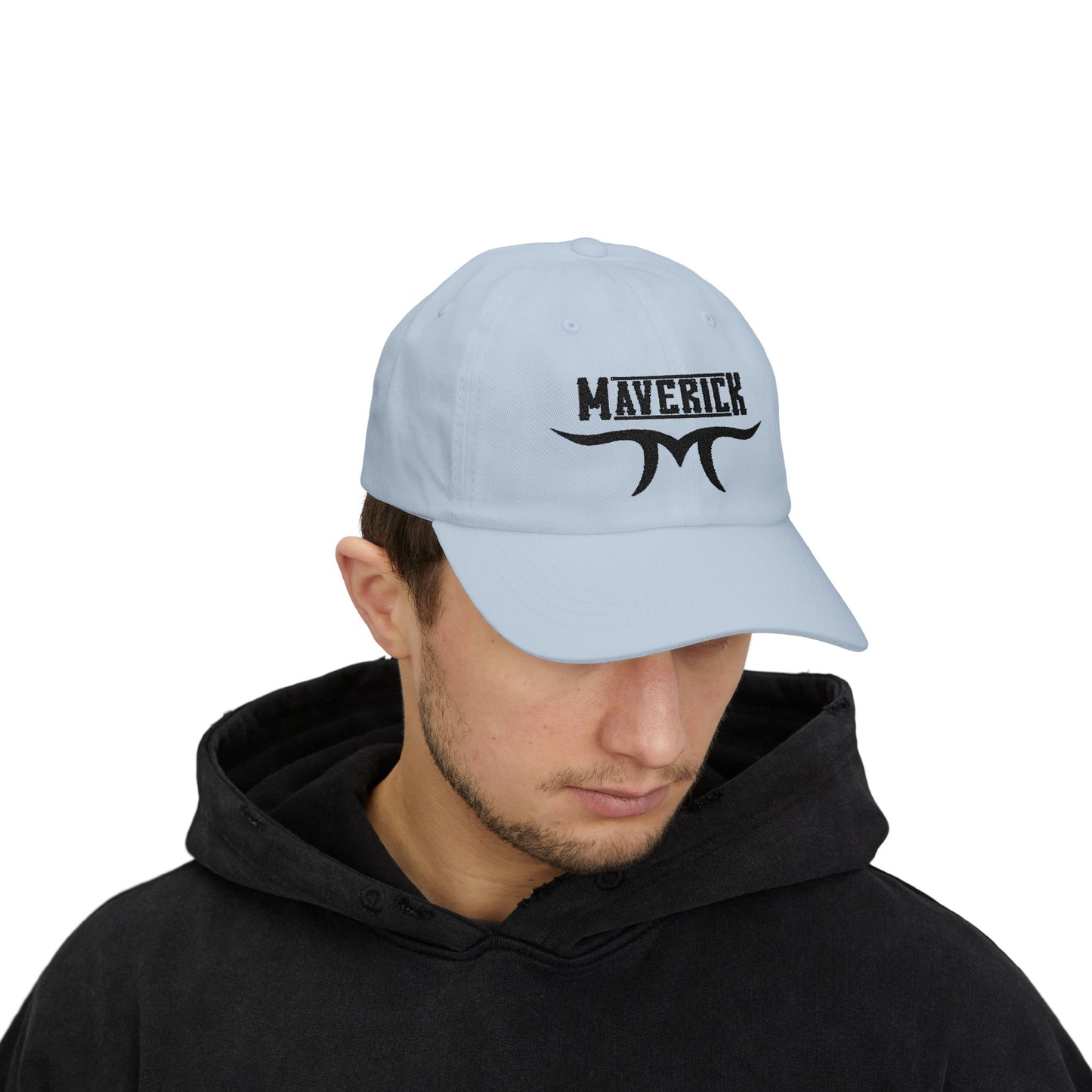 Maverick Classic Dad Cap - Stylish White Hat for Everyday Wear