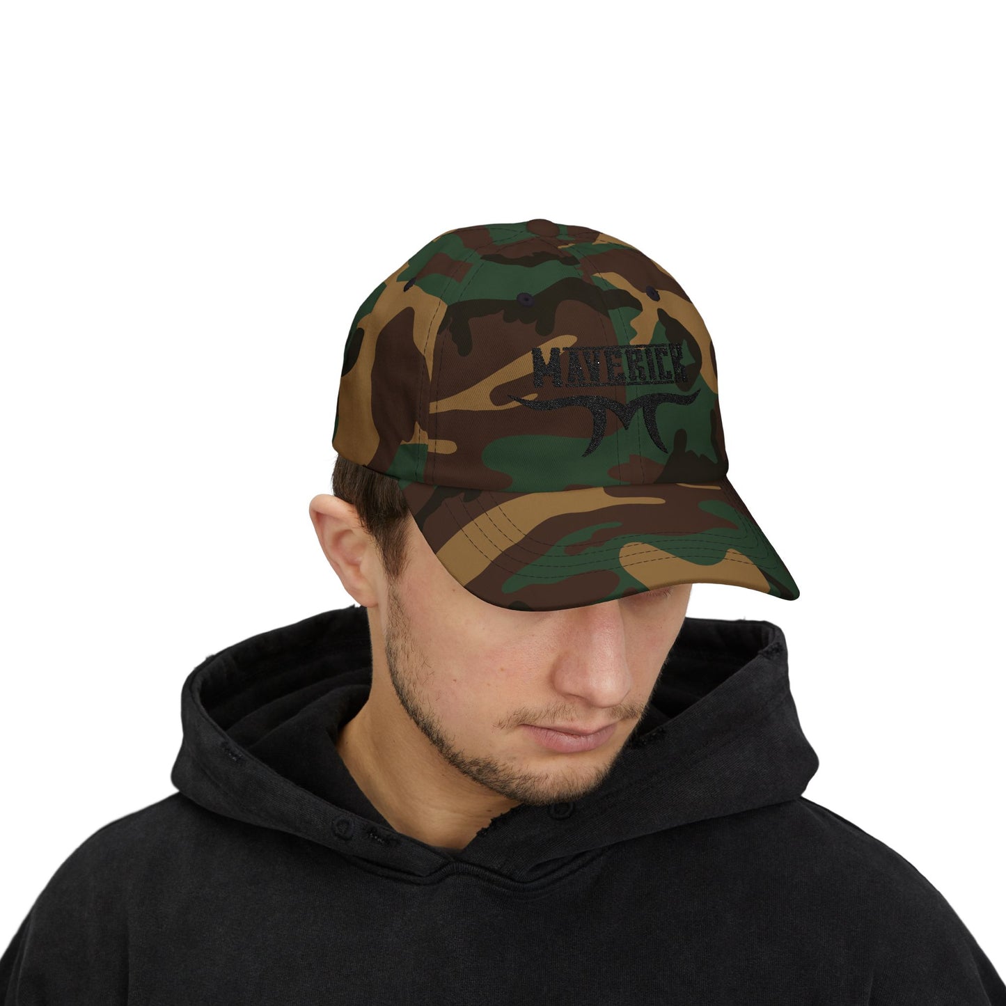 Maverick Classic Dad Cap - Stylish White Hat for Everyday Wear
