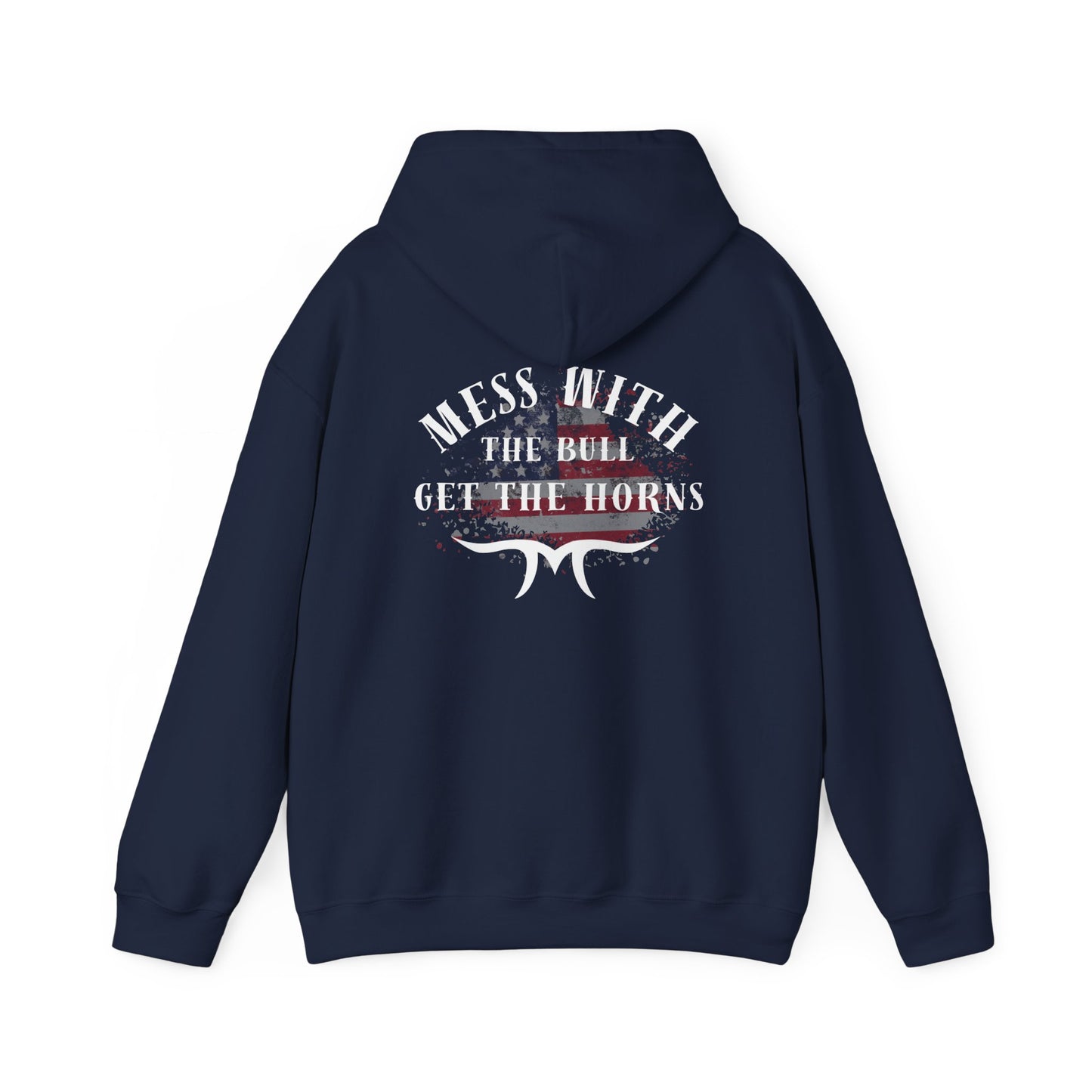 MESS WITH THE BULL GET THE HORNS Unisex Hoodie