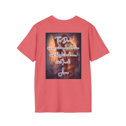Inspiring Unisex Softstyle T-Shirt - The Devil Saw Me With My Head Down