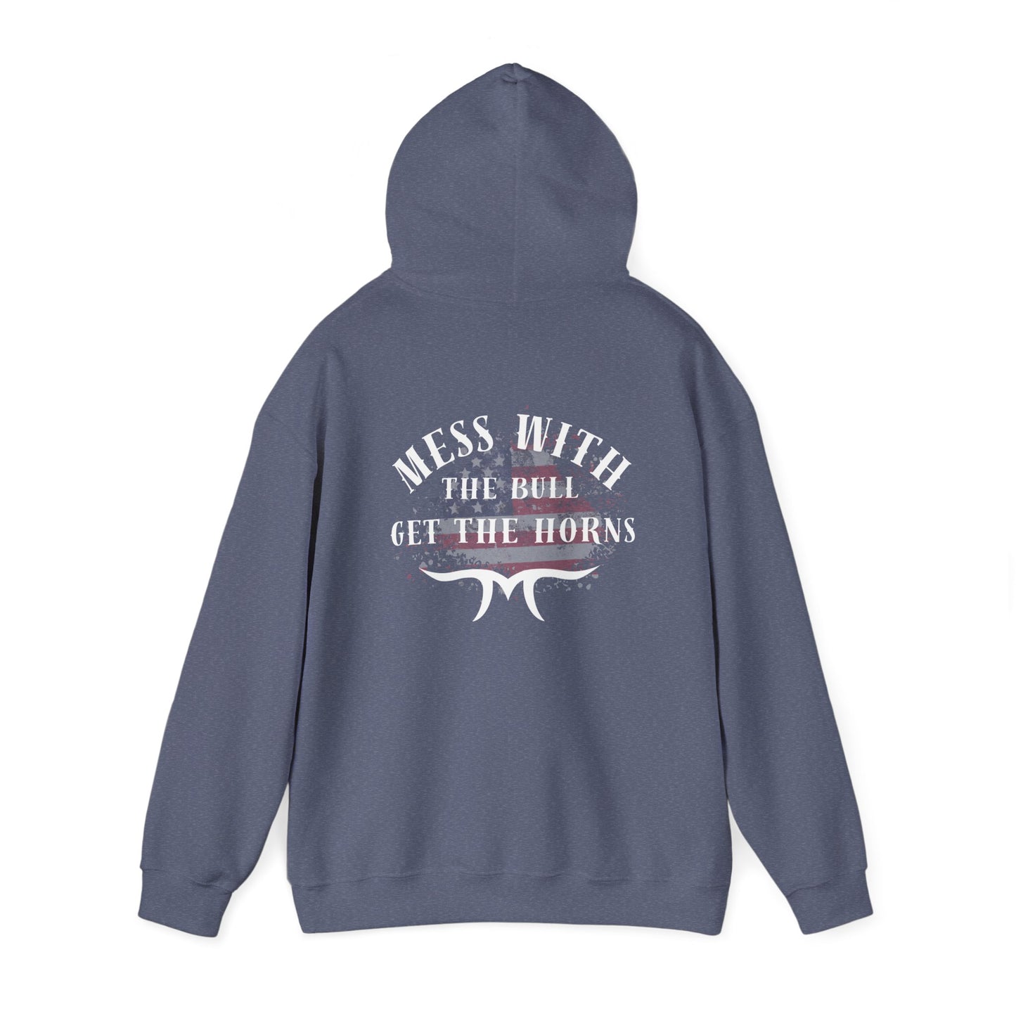 MESS WITH THE BULL GET THE HORNS Unisex Hoodie